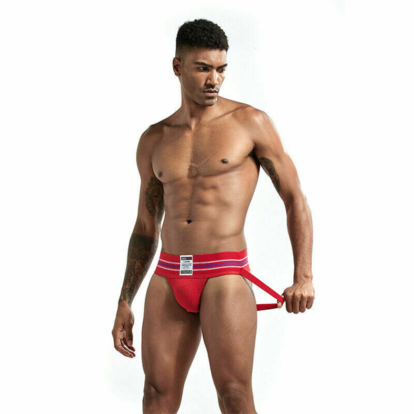 JOCKMAIL アスレチックジョックストラップ （ 赤・2XL ）