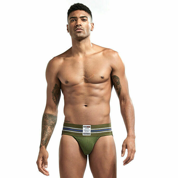 JOCKMAIL アスレチックジョックストラップ （ アーミーグリーン・2XL ）