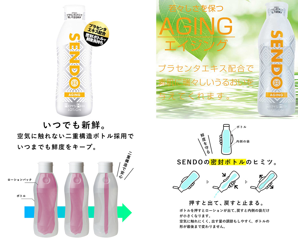 MEN’S MAX SENDO ローション (AGING)　360ml - ウインドウを閉じる