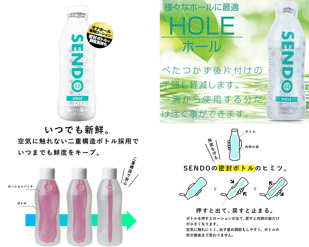 MEN’S MAX SENDO ローション (HOLE)　360ml