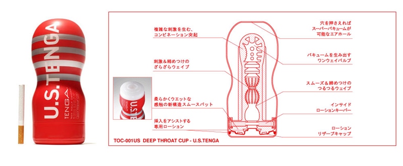 U.S. TENGA ディープスロート・カップ - ウインドウを閉じる